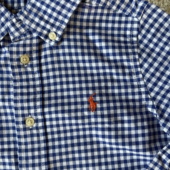 Ralph Lauren size 2 toddler boy button down - Picture 2 of 2